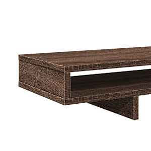 Stojan na monitor hnědý dub 100 x 27 x 15 cm kompozitní dřevo - obrázek 7