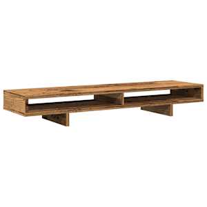 Stojan na monitor old wood 100 x 27 x 15 cm kompozitní dřevo - obrázek 6