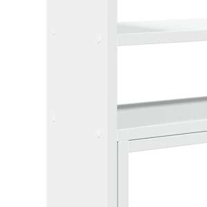 Stolní organizér nastavitelný bílý 40 x 17 x 41 cm kompozit - obrázek 8