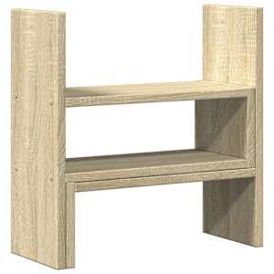 Stolní organizér nastavitelný dub sonoma 40x17x41 cm kompozit - obrázek 2