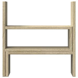Stolní organizér nastavitelný dub sonoma 40x17x41 cm kompozit - obrázek 4