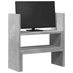 Stolní organizér nastavitelný betonově šedý 40x17x41cm kompozit - obrázek 3
