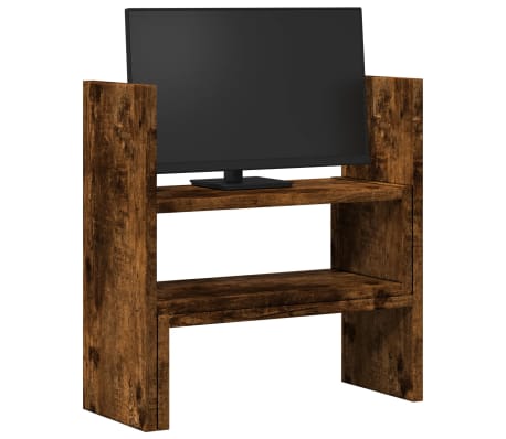 vidaXL kirjutuslaua korrastaja, suitsutamm, 40x17x41 cm, tehispuit