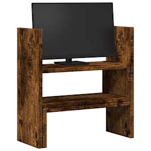 Stolní organizér nastavitelný kouřový dub 40x17x41 cm kompozit - obrázek 3