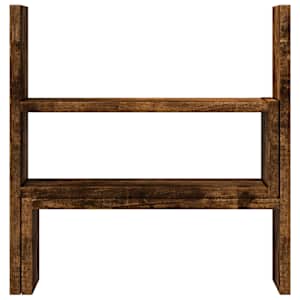Stolní organizér nastavitelný kouřový dub 40x17x41 cm kompozit - obrázek 4