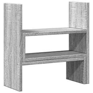 Stolní organizér nastavitelný šedý sonoma 40x17x41 cm kompozit - obrázek 6