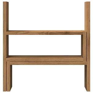 Stolní organizér nastavitelný dub artisan 40x17x41 cm kompozit - obrázek 4