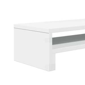 Stojan na monitor bílý 54 x 22 x 15 cm kompozitní dřevo - obrázek 8