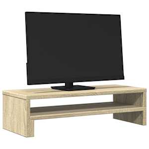 Stojan na monitor dub sonoma 54 x 22 x 15 cm kompozitní dřevo - obrázek 3