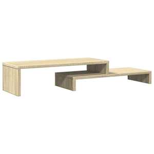 Stojan na monitor dub sonoma 54 x 22 x 15 cm kompozitní dřevo - obrázek 5