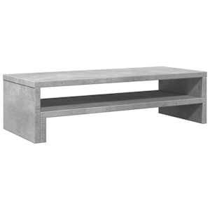 vidaXL monitorialus, betoonhall, 54x22x15 cm, tehispuit