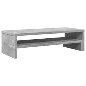 Stojan na monitor betonově šedý 54x22x15 cm kompozitní dřevo - obrázek 6