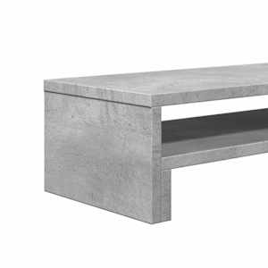 Stojan na monitor betonově šedý 54x22x15 cm kompozitní dřevo - obrázek 8