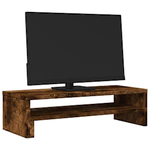 Stojan na monitor kouřový dub 54 x 22 x 15 cm kompozitní dřevo - obrázek 3