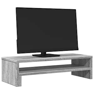 Stojan na monitor šedý sonoma 54 x 22 x 15 cm kompozitní dřevo - obrázek 3