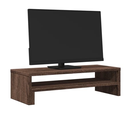 vidaXL Βάση Οθόνης Καφέ Δρυς 54x22x15 εκ. από Επεξεργασμένο Ξύλο