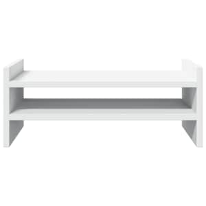 Stojan na monitor bílý 50 x 27 x 20 cm kompozitní dřevo - obrázek 4