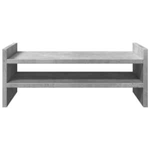 Stojan na monitor betonově šedý 50x27x20 cm kompozitní dřevo - obrázek 4
