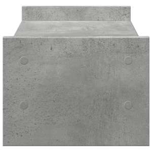 Stojan na monitor betonově šedý 50x27x20 cm kompozitní dřevo - obrázek 5