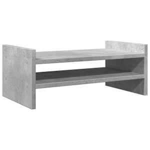 Stojan na monitor betonově šedý 50x27x20 cm kompozitní dřevo - obrázek 6
