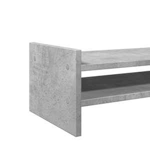 Stojan na monitor betonově šedý 50x27x20 cm kompozitní dřevo - obrázek 7