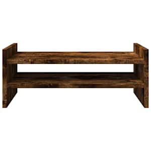 Stojan na monitor kouřový dub 50 x 27 x 20 cm kompozitní dřevo - obrázek 4
