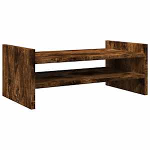 Stojan na monitor kouřový dub 50 x 27 x 20 cm kompozitní dřevo - obrázek 6