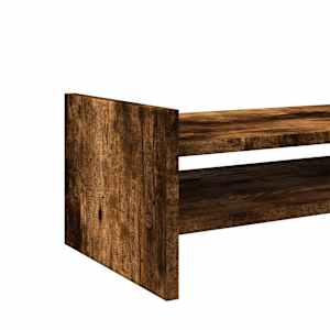 Stojan na monitor kouřový dub 50 x 27 x 20 cm kompozitní dřevo - obrázek 7
