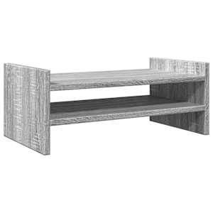 vidaXL monitorialus, hall Sonoma tamm, 50 x 27 x 20 cm, tehispuit