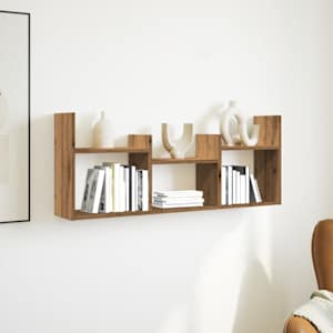 vidaXL Dulap de perete, stejar artizanal, 100x18x40 cm, lemn prelucrat