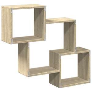 Nástěnná skříňka 78 x 18 x 71 cm dub sonoma kompozitní dřevo - obrázek 6