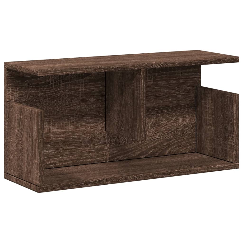 vidaXL Nástěnná skříňka 60 x 20 x 30 cm hnědý dub kompozitní dřevo