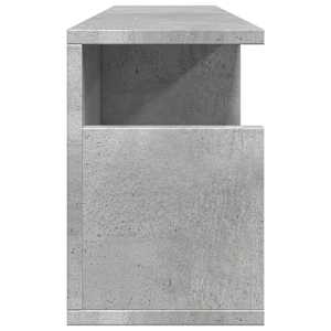 Nástěnná skříňka 80 x 20 x 30 cm betonově šedá kompozitní dřevo - obrázek 5