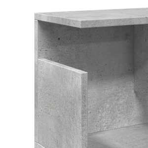 Nástěnná skříňka 80 x 20 x 30 cm betonově šedá kompozitní dřevo - obrázek 7