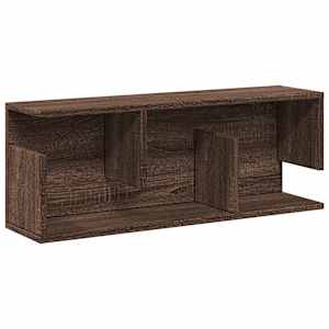 Nástěnná skříňka 80 x 20 x 30 cm hnědý dub kompozitní dřevo - obrázek 2