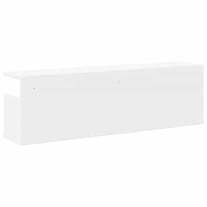 Nástěnná skříňka 100 x 20 x 30 cm bílá kompozitní dřevo - obrázek 6
