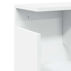 Nástěnná skříňka 100 x 20 x 30 cm bílá kompozitní dřevo - obrázek 7