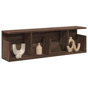 Stenska omarica 100x20x30 cm rjavi hrast inženirski les