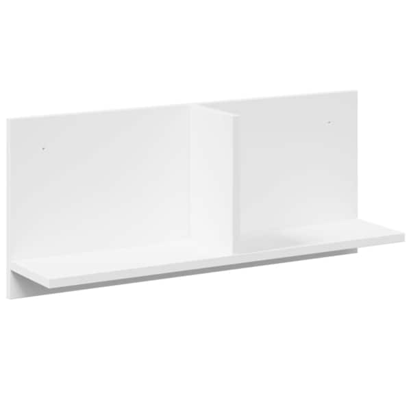 vidaXL seinakapp, 70x16,5x30 cm, valge, tehispuit