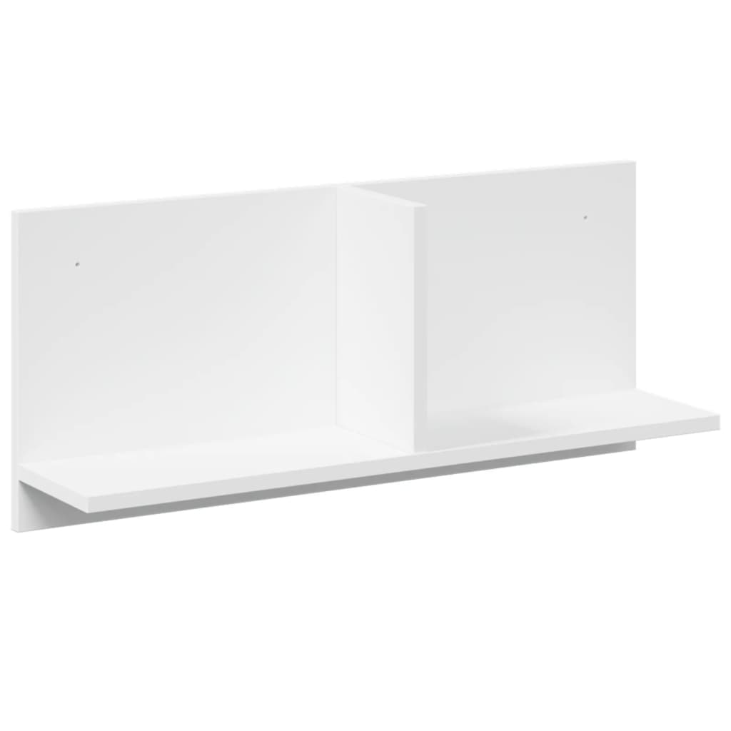 E-shop vidaXL Nástenná skrinka 70x16,5x30 cm biela kompozitné drevo