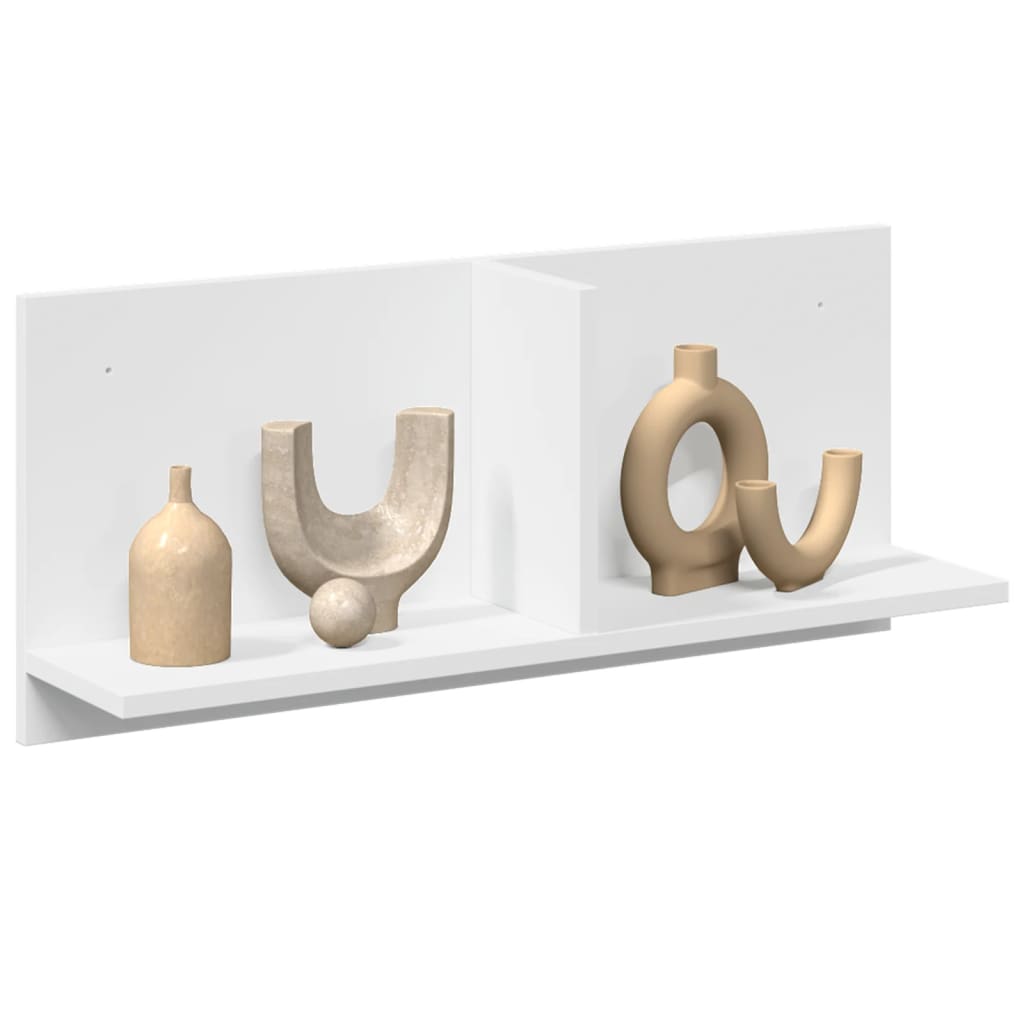 vidaXL Dulap de perete, alb, 70x16,5x30 cm, lemn prelucrat
