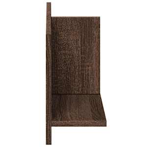 Nástěnná skříňka 70 x 16,5 x 30 cm hnědý dub kompozitní dřevo - obrázek 5