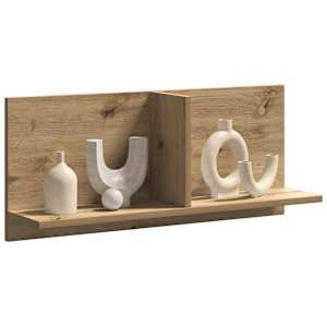 Nástěnná skříňka 70 x 16,5 x 30 cm dub artisan kompozitní dřevo - obrázek 3
