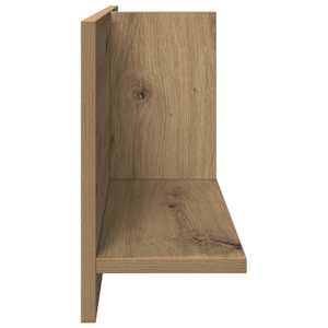 Nástěnná skříňka 70 x 16,5 x 30 cm dub artisan kompozitní dřevo - obrázek 5