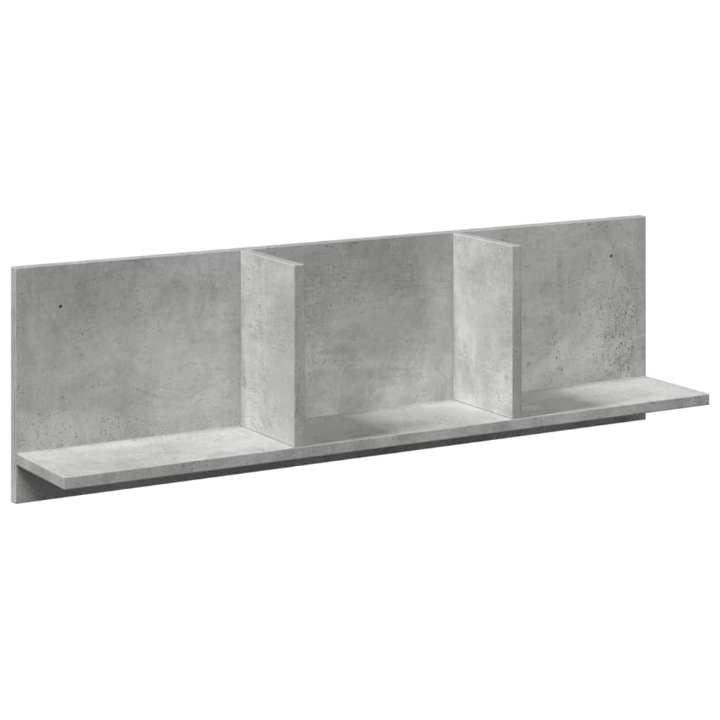 vidaXL Nástěnná skříňka 100x16,5x30 cm betonově šedá kompozitní dřevo