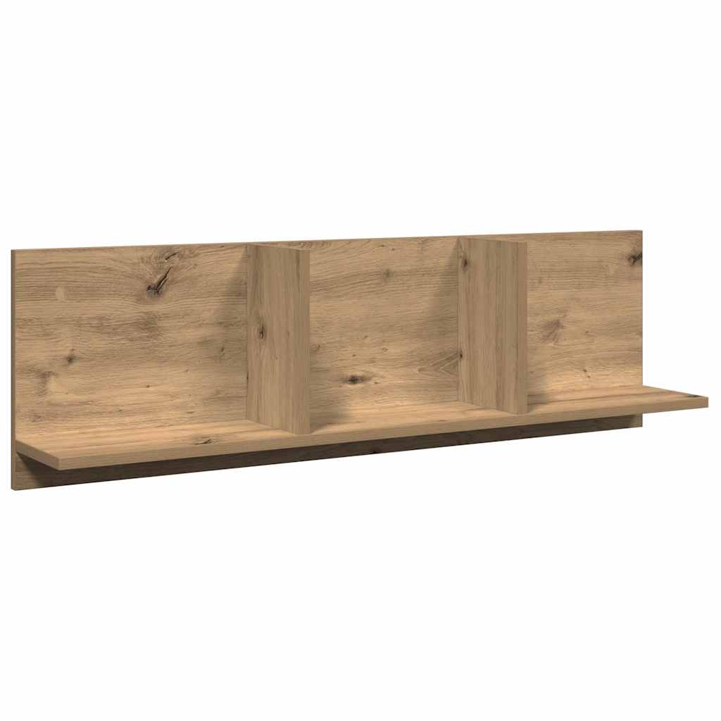 vidaXL Nástěnná skříňka 100x16,5x30 cm dub artisan kompozitní dřevo