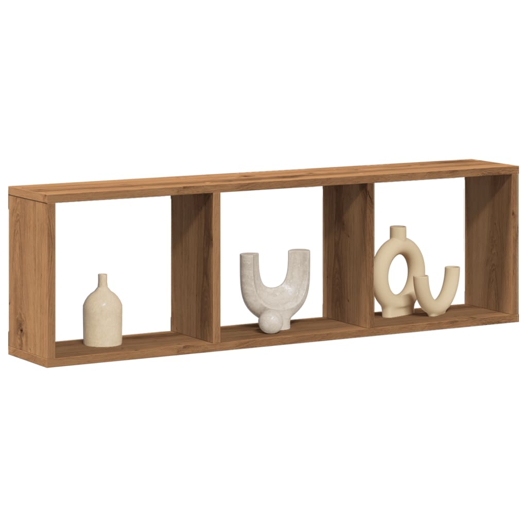 Wandschrank 100x16x30 cm Artisan-Eiche Holzwerkstoff