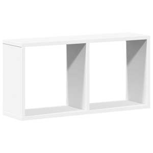 Nástěnná skříňka 60 x 16 x 30 cm bílá kompozitní dřevo - obrázek 2