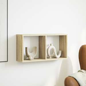 vidaXL Dulap de perete, stejar sonoma, 60x16x30 cm, lemn prelucrat