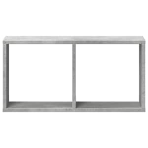 Nástěnná skříňka 60 x 16 x 30 cm betonově šedá kompozitní dřevo - obrázek 4